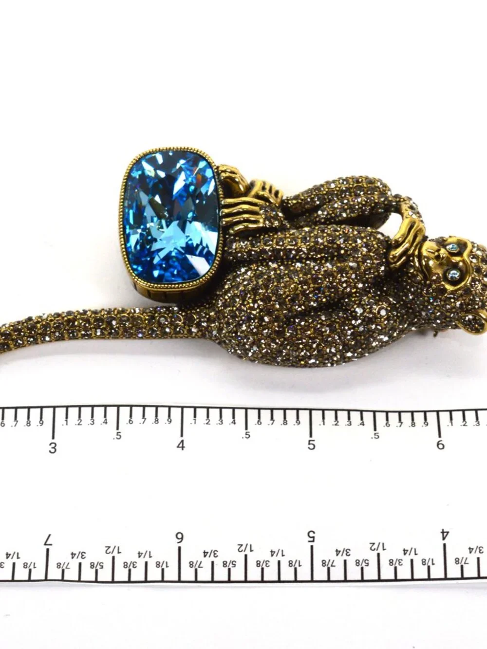 Heidi Daus Monkeying Around Swarovski Crystal Pin